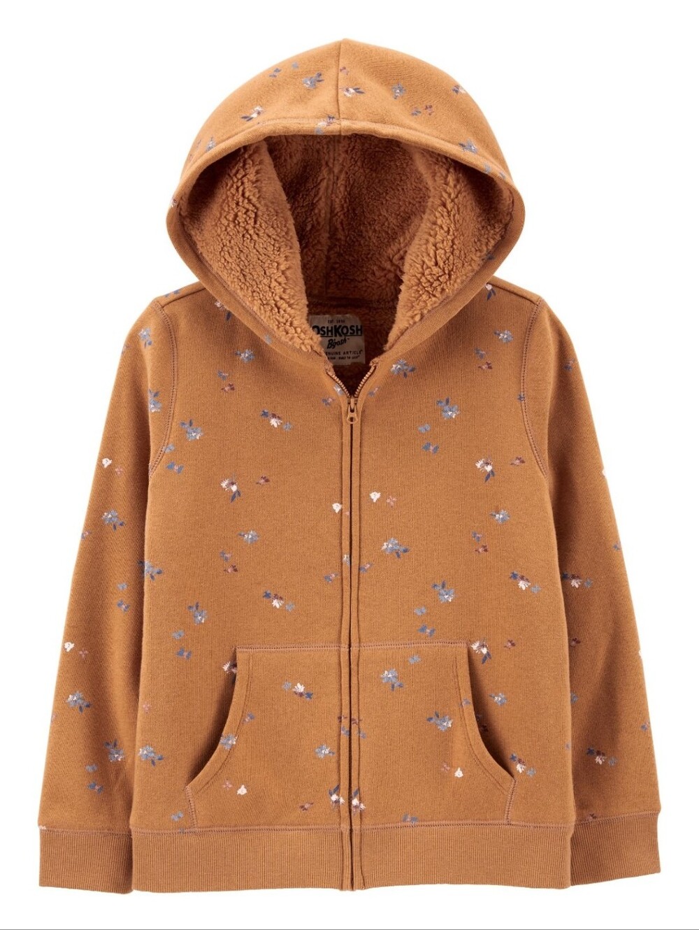 โ
4/25$โ
24 Months OshKosh B'gosh Girls' Cozy Brown Sherpa-Lined Hoodie E3